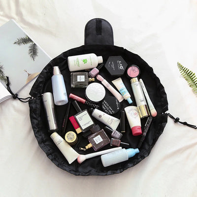 Waterproof Drawstring Cosmetic Bag Travel Makeup Organizer - Smarsty