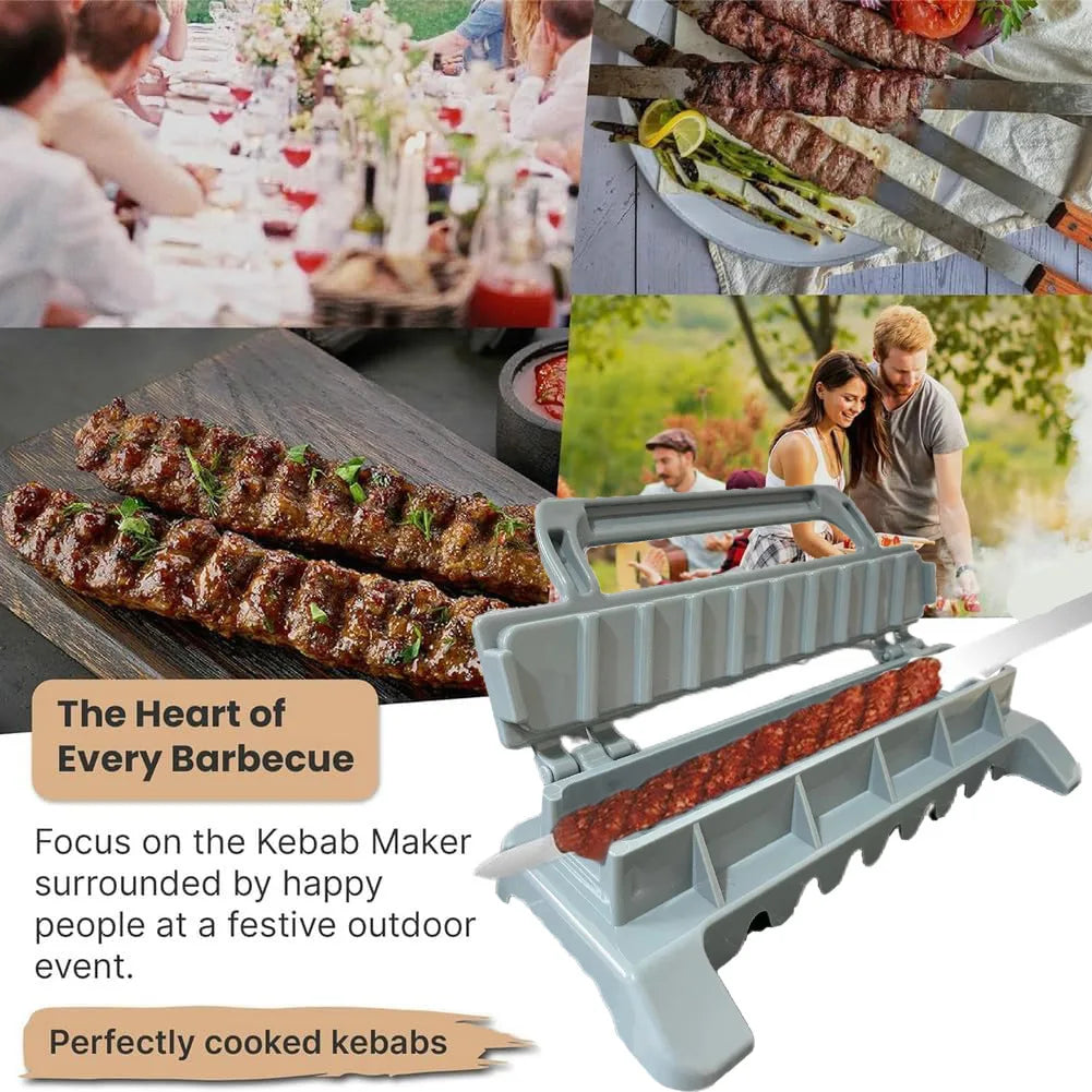 Reusable Kebab Maker Tool for Easy BBQ Preparation - Smarsty