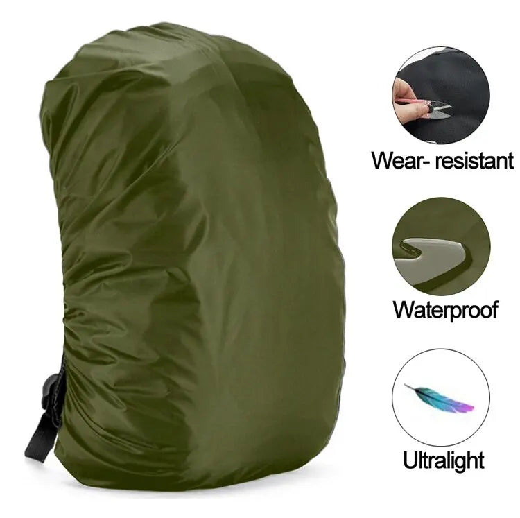 60L Waterproof Backpack Cover Dustproof Rain Cover For Backpack Rainproof Cover Outdoor Camping Hiking Climbing Bag