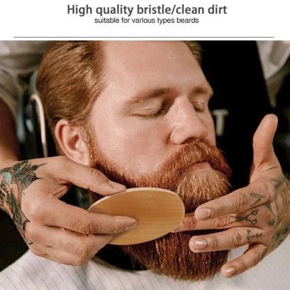 Men's Boar Bristle Shaving Brush Set for Precision Grooming - Smarsty