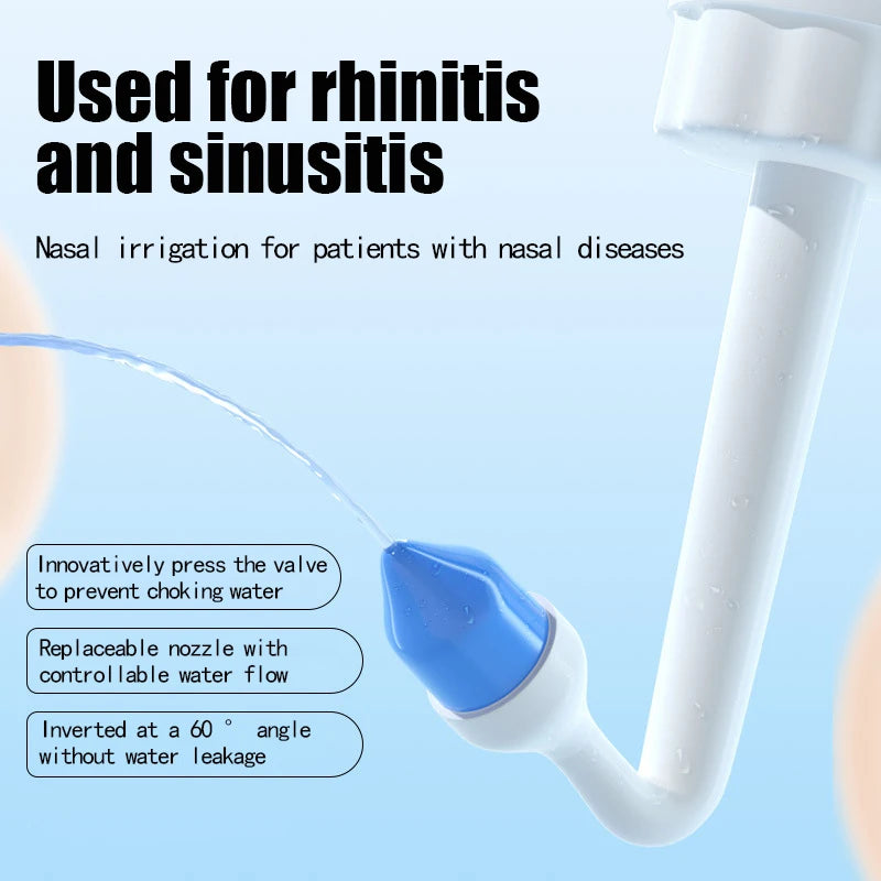 Nasal Irrigator Rinse Bottle for Allergy Relief - Smarsty