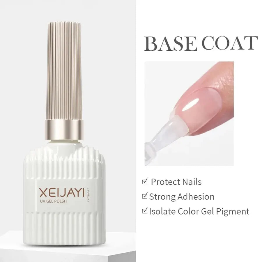Clear Building Nail Gel Base Coat for Stronger Extensions - Smarsty