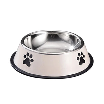 Stainless Steel Dog and Cat Food Bowl Anti-Fall Design - Smarsty
