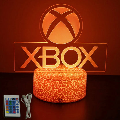 Neon Gamer 3D LED Night Light for Gaming Room - Smarsty