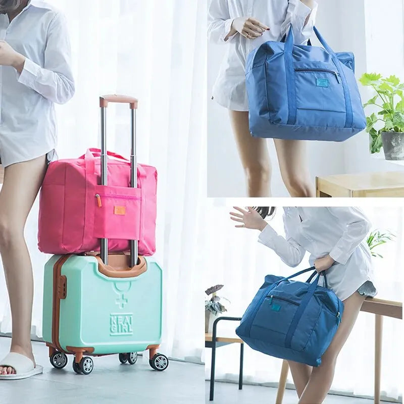 Lightweight Foldable Travel Duffel Bag For Carry On Luggage - Smarsty