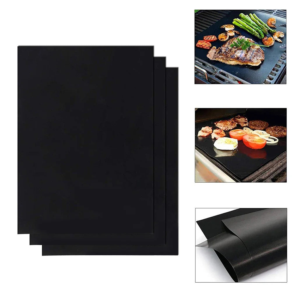 Non-Stick BBQ Grill Mat for Easy Cleanup - Smarsty