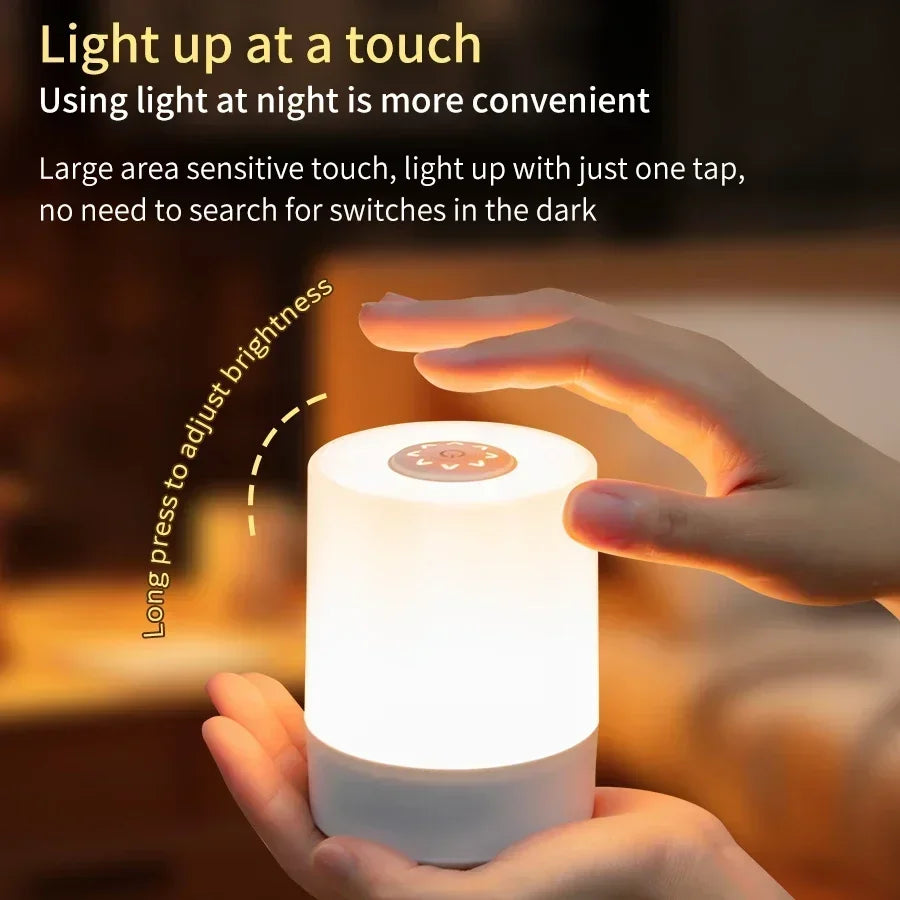 LED Rechargeable Night Lamp with Remote Control - Smarsty