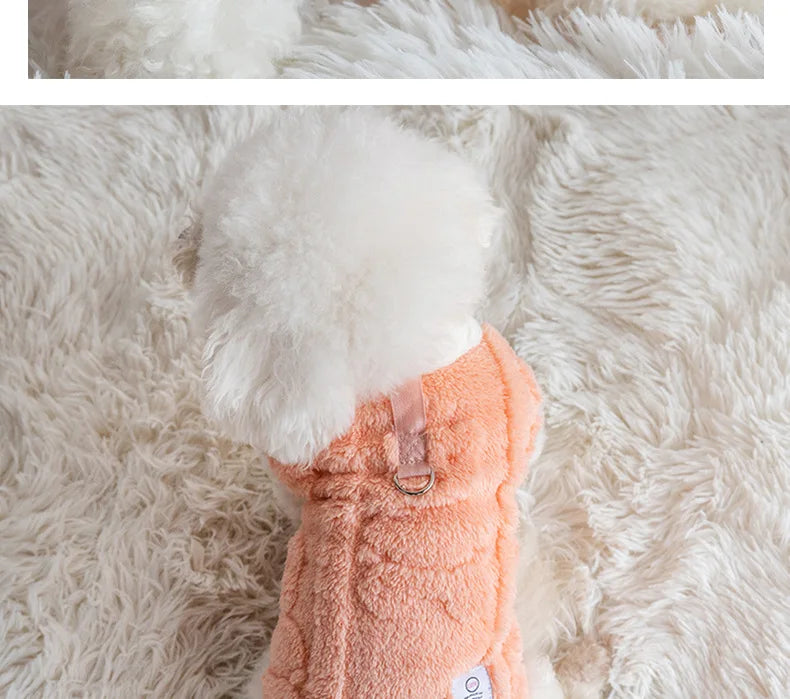 Soft Fleece Dog Sweater for Winter Warmth - Smarsty