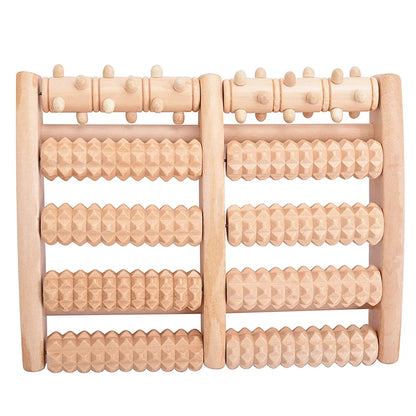 Wooden Foot Roller for Plantar Fasciitis Relief - Smarsty