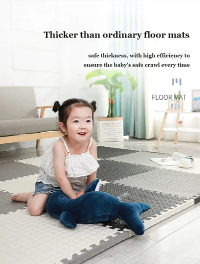 8-16pcs Baby Puzzle Floor Kids Carpet Bebe Mattress EVA Foam Baby Blanket Educational Toys Play Mat for Children 30x1cm by Smarsty