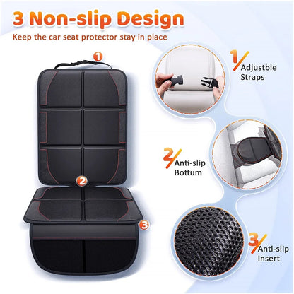Car Seat Cover Protector For Kids Universal Rear Seat - Smarsty