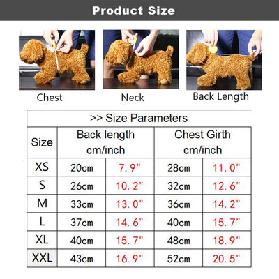 Denim Dog Dresses for Small Dogs with Leash Ring - Smarsty
