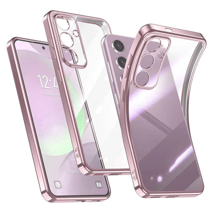 Glitter Plating Silicone Phone Case Galaxy S25 Shockproof - Smarsty