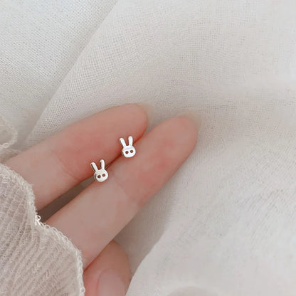Hypoallergenic Heart Stud Earrings Minimalist Daily Wear - Smarsty