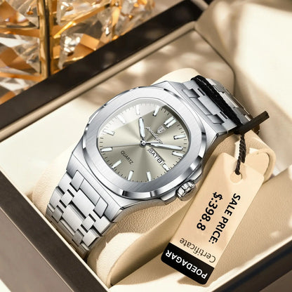 Luxury Waterproof Military Men's Watch with Luminous Feature - Smarsty