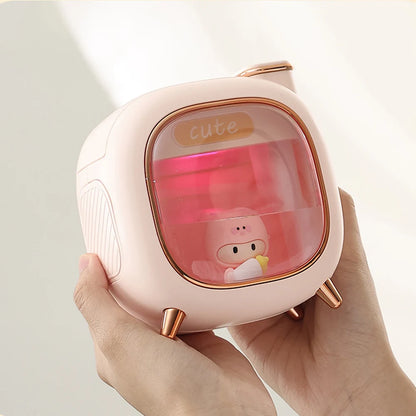 Cartoon Doll Ultrasonic Air Humidifier with Colorful Lights - Smarsty
