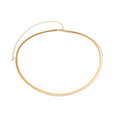 Ingemark Sexy Flat Snake Chain Waist Belt for Women - Smarsty