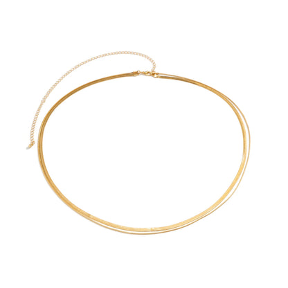 Ingemark Sexy Flat Snake Chain Waist Belt for Women - Smarsty
