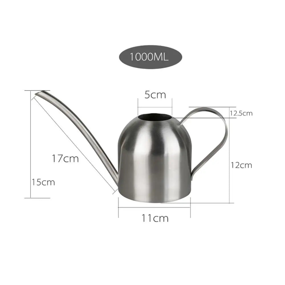 Stainless Steel Long Mouth Watering Can for Indoor Plants - Smarsty