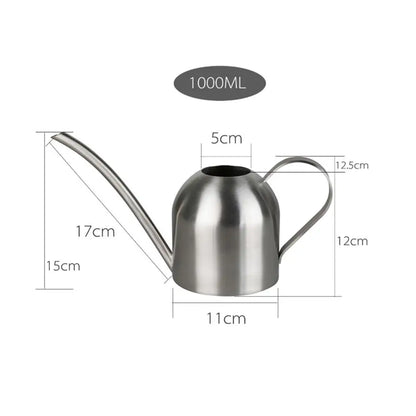 Stainless Steel Long Mouth Watering Can for Indoor Plants - Smarsty