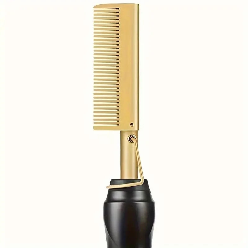 Multi Functional Electric Hair Comb Straightener for Easy Styling - Smarsty