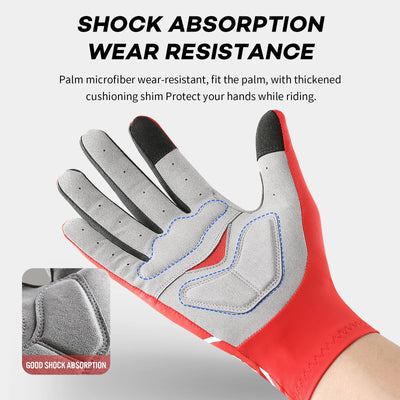 Summer Men Gloves Ice Silk Non-slip Sun Driving Glove Fishing Gloves Breathable Cycling Hiking Glove Full Finger Gloves by Smarsty