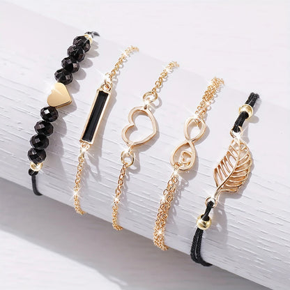 Luxury Leather Watch Set for Women with Elegant Design - Smarsty