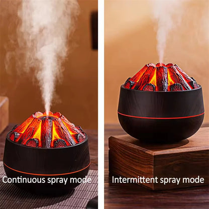 Charcoal Flame Humidifier and Essential Oil Diffuser - Smarsty