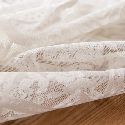 Beige Lace Tablecloth for Elegant Home Decoration - Smarsty