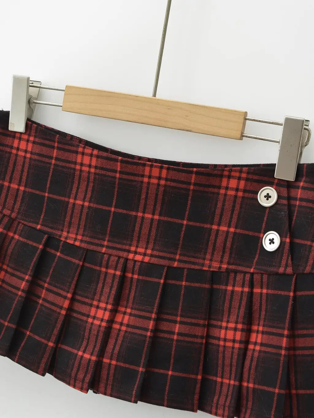 Summer Mini skirts for woman vintage korean fashion plaid skirts for women y2k skirts pleated red plaid skirts preppy style - Smarsty