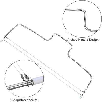 Adjustable Stainless Steel Cake Cutter for Perfect Layers - Smarsty