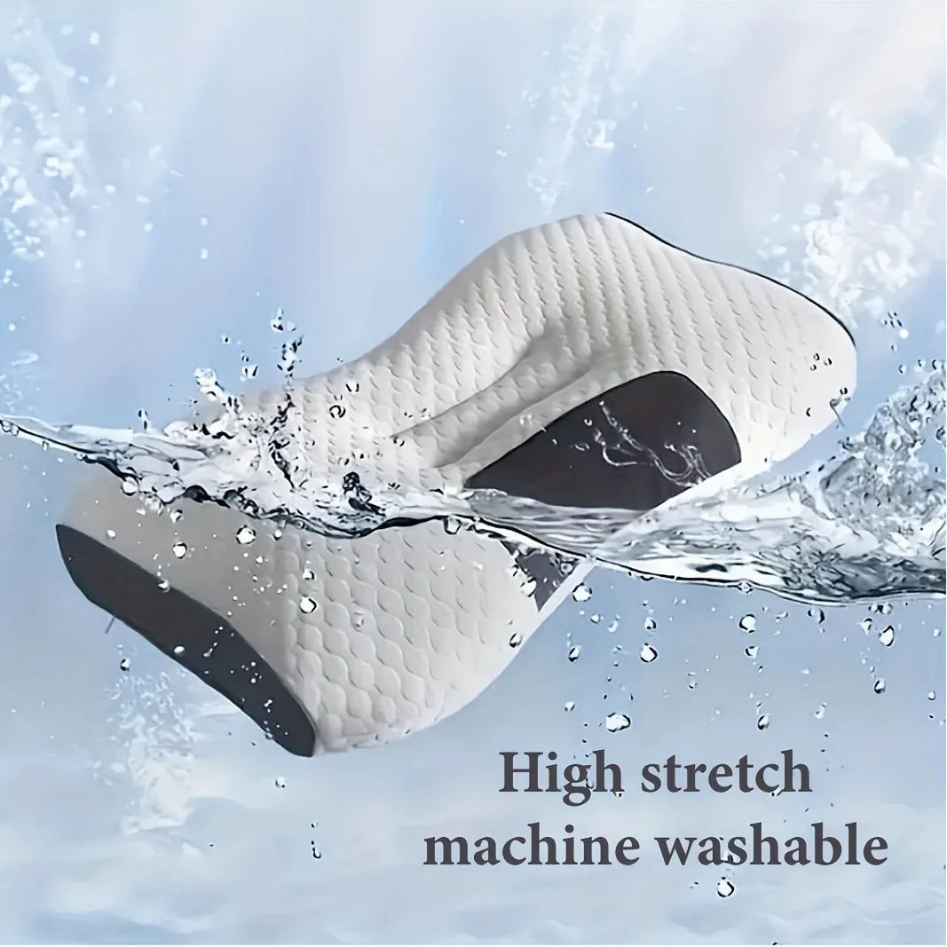 2pcs Massage Neck Pillows Adjustable Ergonomic Orthopedic Contour Support, High-Quality Pillow Core, All-Season Sleeping Comfort