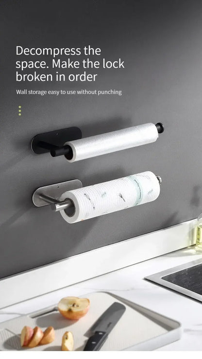 Durable Stainless Steel Paper Towel Rack for Kitchen - Smarsty