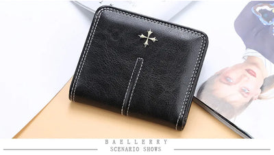 2023 New Mini Women Wallets Free Name Engraving Fashion Small Wallets Zipper PU Leather Quality Female Purse Card Holder Wallet - Smarsty