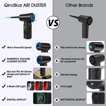 Cordless Air Duster Vacuum Cleaner Portable 7500mAh