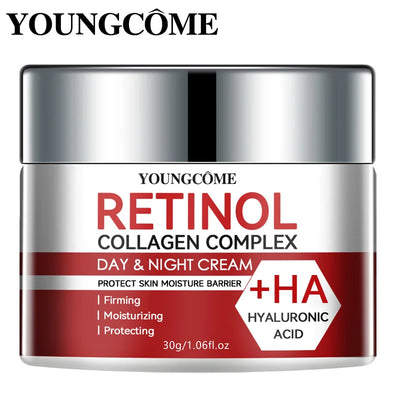 Retinol Collagen Facial Care Moisturizing Cream Deep Hydration  Suitable for dry Aging Face Cream Moisturizing Skin Repair - Smarsty