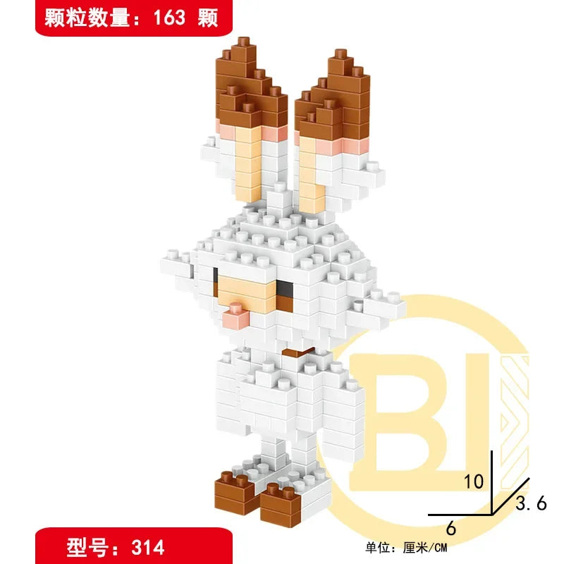 DIY Pokemon Blocks Small Cartoon Mini Building Block Pikachu Charizard Eevee Mewtwo Anime Assemble Action Model Dolls Toys by Smarsty