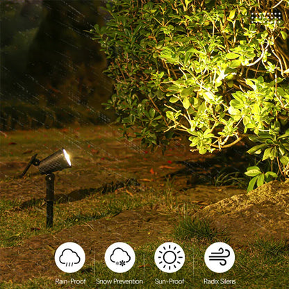 Adjustable Solar Spot Lights for Outdoor Garden Lighting - Smarsty