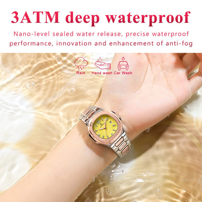 POEDAGAR Luxury Square Watch For Woman Luminous Waterproof Date Ladies Watch Elegant Women's Quartz Watches Simple Female Clock - Smarsty