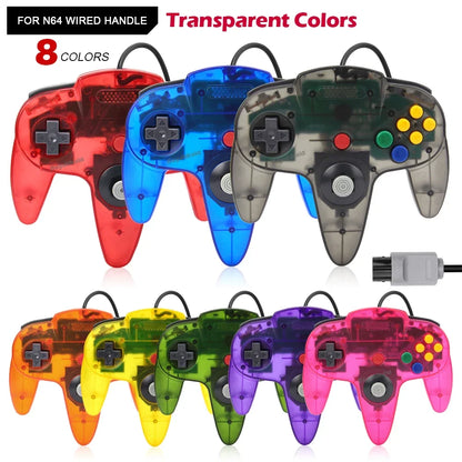 N64 Classic Wired Gamepad Controller With 8 Color Options - Smarsty