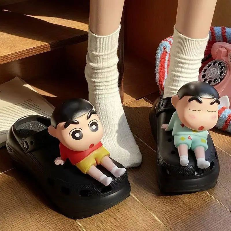 MINISO Personality Cute Cartoon 3D Shoe Charms Funny DIY Sandal & Clog Decorations Holiday Gift For Boys And Girls
