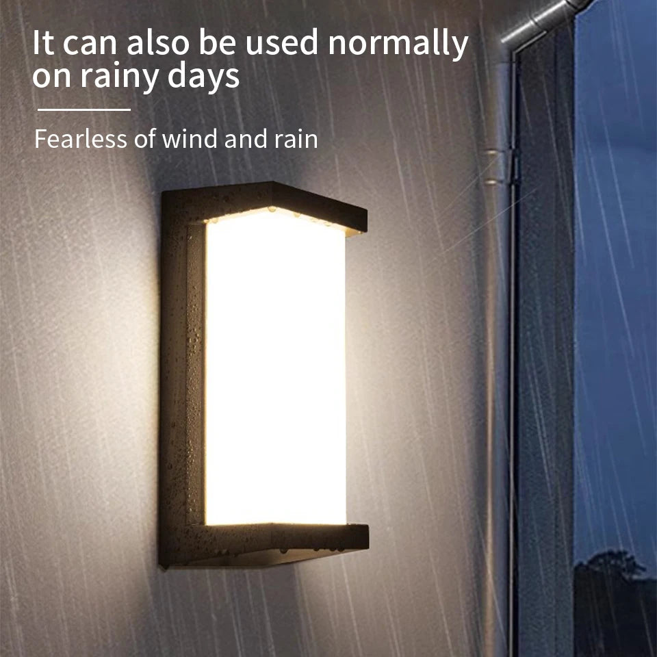 LED Outdoor Wall Light with PIR Motion Sensor - Smarsty