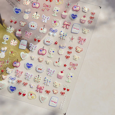 Cute Starfish Nail Charm Stickers for Summer Nail Art - Smarsty