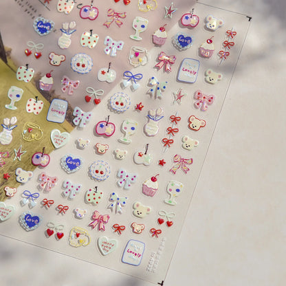 Cute Starfish Nail Charm Stickers for Summer Nail Art - Smarsty