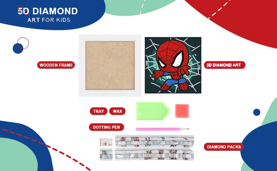 Cartoon Diamond Art Painting Kit for Kids - Smarsty