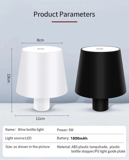 Rechargeable LED Desk Lamp with Touch Dimming Feature - Smarsty
