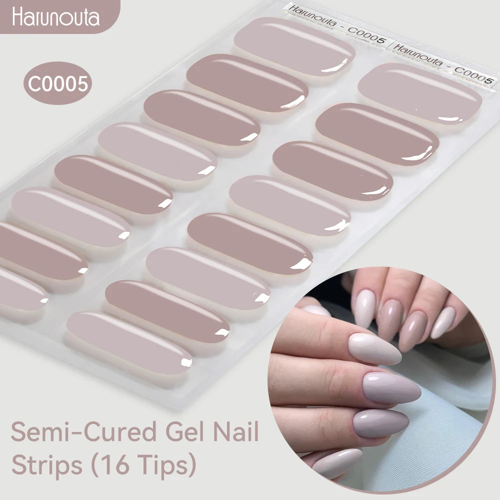 Gradient Auroras Gel Nail Strips for Easy DIY Manicure - Smarsty