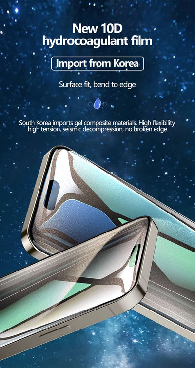 5PCS Full Cover Hydrogel Film For iPhone 17 Pro Max 17 Air Screen Protector For iPhone 16 Pro Max 14 15 Plus 12 13 Mini 16E Film