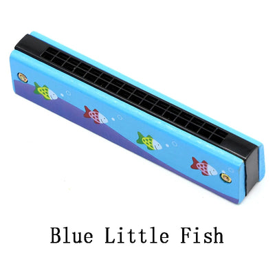 Children Wooden Harmonica Musical Instrument Toys Music Teaching Aids Puzzle Early Education Kindergarten Beginners TMZ - Smarsty