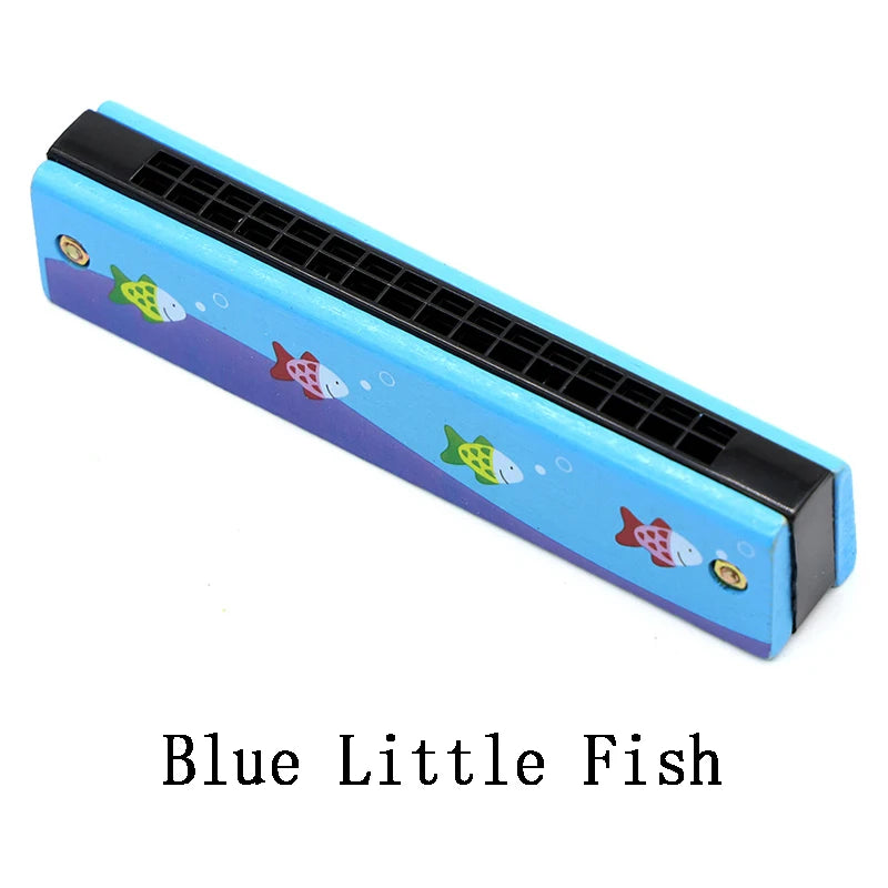 Children Wooden Harmonica Musical Instrument Toys Music Teaching Aids Puzzle Early Education Kindergarten Beginners TMZ - Smarsty